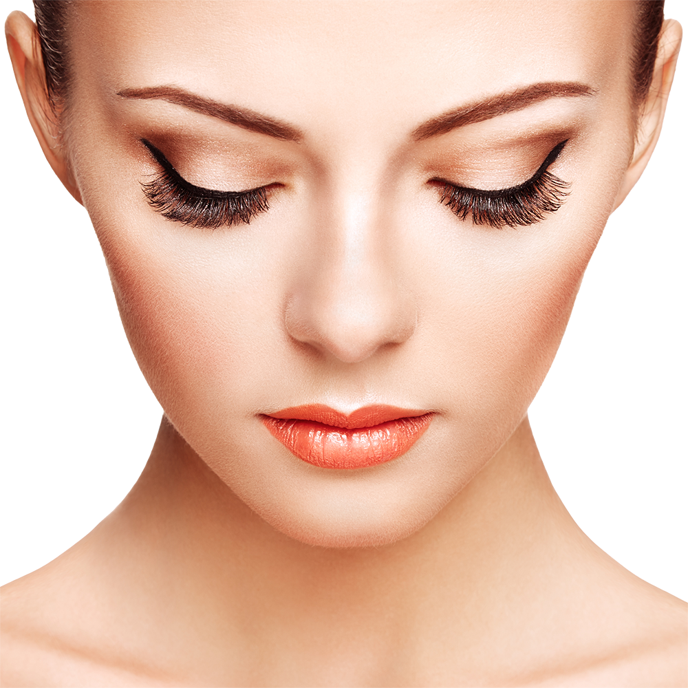 Beautiful woman face. Perfect makeup. Beauty fashion